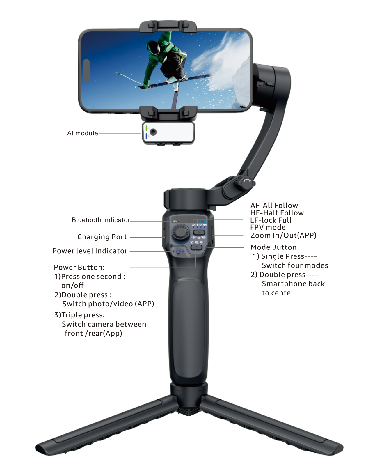 F11 3-Axis Mobile Gimbal